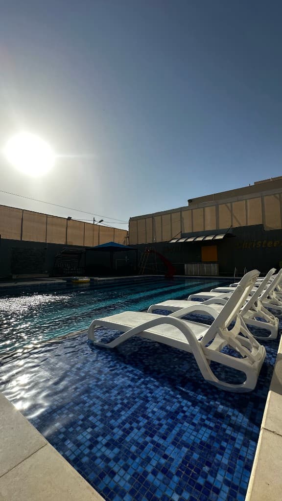 Poolside lifestyle photography